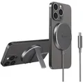 Produktbild: XLayer MagFix Pro Wireless Charging Stand magnetisch 15W Space Grey