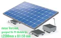 Produktbild: ValkBox3 PV Modul 17° Montage bis 1150m Breite für Flachdach Balkonkraftwerk NEU