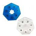 Produktbild: Lifemed Tablettenbox für 1/7 Tage - wählbar Blau oder Transpaent Pillendose Medi