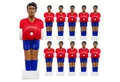 Produktbild: eyepower Tischfußballspiel Figuren - 11 Tischkicker Spieler Spanien - Kickerfiguren Team 13 mm, Tischfußball Ersatzfiguren - Kicker Figurenset - Kickerspieler Ersatz