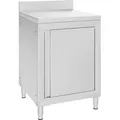 Produktbild: Gastro-Arbeitstisch mit Schrank 60x60x96 cm Edelstahl - Vidaxl