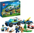 Produktbild: LEGO City Mobiles Polizeihunde-Training, Polizeiauto-Spielzeug mit Anhänger