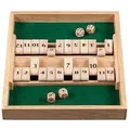 Produktbild: Shut The Box, 12er, 2er Variante, Brettspiel aus Holz, 1-2 Spieler, ab 8 Jahren
