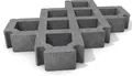 Produktbild: 80x Rasengitter Kunststoff PKW befahrbar SLW60 60x40 Grau Einfahrt Parkplatz Hof