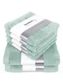 Produktbild: Herzbach Home Handtuch Set Pura, (6-St), 6er Set, 550g/m², Premium-Qualität, 100% Baumwolle, einfarbig