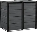 Produktbild: KETER Hide Away Mülleimerschrank, 240 l, Kunststoff, 261887