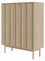 Produktbild: Selsey Neksto - Highboard 2-türig, Eichenholzoptik, 100 cm