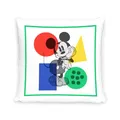 Produktbild: Disney Home Mickey Mouse - Dekokissen mit Füllung und Reißverschluss - 40x40 cm - Wurfkissen mit Füllung, tolles Deko-Kissen für Sofa, Couch, Wohnzimmer und Schlafzimmer - weiches Kuschelkissen