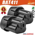 Produktbild: 2PACK Für Bosch Professional GBA 12V 4,8Ah Akku BAT411 Li-ion GSR GDR GSA BAT412