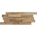 Produktbild: Wandverkleidung Teak Fsc, Braun, Holz, Teakholz, Holz, 20x2x50 cm, Fsc, Tapeten & Wandverkleidungen, Wandverkleidung