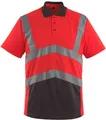 Produktbild: MASCOT® Anadia Polo-shirt Größe M, hi-vis rot/dunkelanthrazit | Packung (1 Stück)