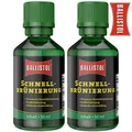 Produktbild: 2x Ballistol Schnellbrünierung Mittel Kaltbrünierung Streichbrünierung 50ml