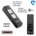 Produktbild: Sommer Aperto 868 MHz Handsender Funk Fernbedienung, Pearl / Pearl Twin / Slider