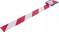 Produktbild: (0,20 EUR/m) Absperrband 80 mm × 50 m – Rot / Weiß Warnband & Markierungsband