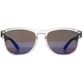 Produktbild: Superdry Rockstar 175 Glanz klarer Kristall und blauer Kristall blauer Spiegel Sonnenbrille