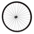 Produktbild: Fixie Laufrad vorne 700c 28 Zoll Doppelkammerfelge KHE Industriegelagert schwarz