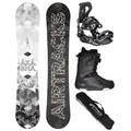 Produktbild: Airtracks Snowboard Snowboard Komplett Set Akasha Wide » Mod. 25 (4 St., 4er-Pack) Boots 44 Strong Atop | 162 cm