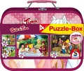 Produktbild: 2 x 100 + 2 x 150 Teile Schmidt Spiele Kinder Puzzle Bibi & Tina Koffer 56509