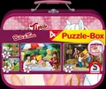 Produktbild: Bibi & Tina, 2 x 100, 2 x 150 Puzzle Teile im Metallkoffer