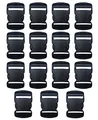 Produktbild: HUAZIZ 15 Stück Klickverschluss Klick-Verschluss aus Kunststoff Klippverschluss Steckschließer Steckverschluss für 38mm Gurtband, Ersatz Schnalle Reparatur, Näh Zubehör,Seitenschnalle, Schwarz