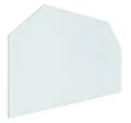 Produktbild: vidaXL Glas Kaminofen Glasplatte Sechseck 100x60 cm, 1-tlg.