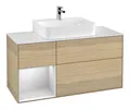 Produktbild: Villeroy & Boch Finion Waschbeckenunterschrank für Becken mittig Regal links...