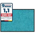 Produktbild: Floordirekt Schmutzfangmatte Rhine - Türkis 90 x 600 cm