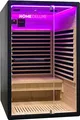 Produktbild: HOME DELUXE Infrarotkabine NERO M – Schwarz, Hemlock (190 x 105 x 120 cm) | s Design & leichte Montage