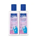 Produktbild: Linola Baby & Kind Duschpflege & Shampoo sensitive - 2 x 200 ml - Für Haut und Haar | 2-in-1 Duschgel & Shampoo für sensible Baby- und Kinderhaut