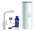 Produktbild: Grohe Red Duo Spültischarmatur mit L-Auslauf und Boiler Größe L - Chrom - 30325001