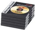Produktbild: Hama DVD-Doppel-Leerhülle Standard, 5er-Pack, Schwarz