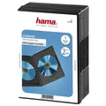 Produktbild: Hama DVD / Blu-ray Doppel-Leerhüllen Jewelcase Box Aufbewahrung 5er-Pack Schwarz