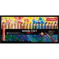 Produktbild: Stabilo Buntstifte woody 3 in 1 ARTY, 880/18-1-20, Multitalent-Stift, inkl. Pinsel und Spitzer, 18 Stück