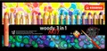 Produktbild: Stabilo Woody 3in1 Arty Bleistifte 18 Stück + Spitzer 880/18-1-20