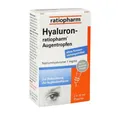 Produktbild: ratiopharm GmbH Augenpflege-Set HYALURON-RATIOPHARM Augentropfen 20ml