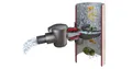 Produktbild: Graf Wasserreservoir Speedy, (Komplett-Set, inkl. Bohrkrone, Flexschlauch & Anschlussdichtung), herausnehmbarer Filter, Überlaufstopp, Abstellhahn