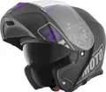 Produktbild: FC-Moto Novo Straight Klapphelm, schwarz/lila, XS (53/54)