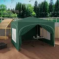 Produktbild: WOLTU Pavillon, Faltpavillon 3x3 m, mit 4 Seitenwänden, Partyzelt wasserabweisend UV-Schutz 50+, höhenverstellbarer Gartenpavillon, mit Tragetasche,