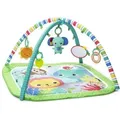 Produktbild: Bright Starts Spielmatte Für Babys, Faltbar Und Entwicklungsfördernd - Grüner Dschungel - Bogen Mit Sensorischen Und Musikalischenspielzeugen, Spiegel