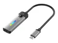 Produktbild: j5create JCA157 - Videoadapter - 24 pin USB-C männlich zu HDMI weiblich - Weltraum grau/schwarz - unterstützt 8K UHD (7680 x 4320)