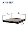 Produktbild: FILTRON K 1115A Filter, Innenluft Für VOLVO
