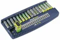 Produktbild: AccuPower IQ216 16-Kanal-Ladegerät NI-Cd/NI-MH für 16x AA/AAA und 2X 9V Akkus, dunkelblau