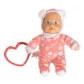 Produktbild: Chicco Meine erste Puppe Spielzeug, Kuschelpuppe mit herzförmigem Ring, leicht zu greifen, weich und leicht, maschinenwaschbar, 0 Monate+, Rosa