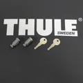 Produktbild: Thule 2x Ersatzschlüssel +Schloß Stahl N094 für Dachträger Boxen Fahrradträger