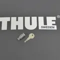 Produktbild: Thule Ersatzschlüssel +Schloß Stahl N094 für Dachträger Boxen Fahrradträger
