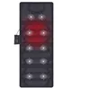 Produktbild: Snailax Massagematte mit Wärme - 10 Motoren Vibrationsmassage