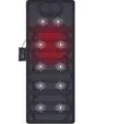 Produktbild: Snailax Massagematte mit Wärme - 10 Motoren Vibrationsmassage