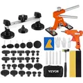 Produktbild: VEVOR 56-teiliger Brücken-Ausbeulen-Abzieher Dellen-Reparaturset, inkl. 20 Abziehlaschen & 6 x Brückenabziehlaschen, Aluminium Ausbeulwerkzeug Entfernung von Beulen, für Autos, Kühlschränken usw.