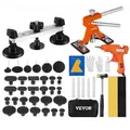 Produktbild: VEVOR 56-teiliger Brücken-Ausbeulen-Abzieher Dellen-Reparaturset, inkl. 20 Abziehlaschen & 6 x Brückenabziehlaschen, Aluminium Ausbeulwerkzeug Entfe