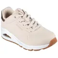 Produktbild: Skechers UNO GOLDEN AIR Sneaker Freizeitschuh, Halbschuh, Schnürschuh mit Metallic-Einsatz beige 41 EU